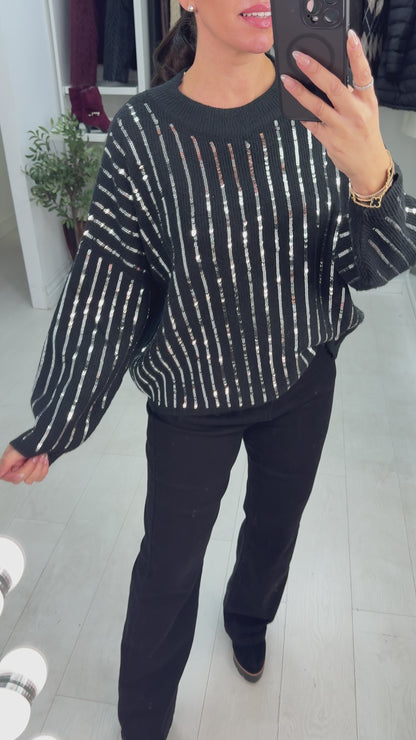 Petra Sequin Embellished Super Soft Jumper