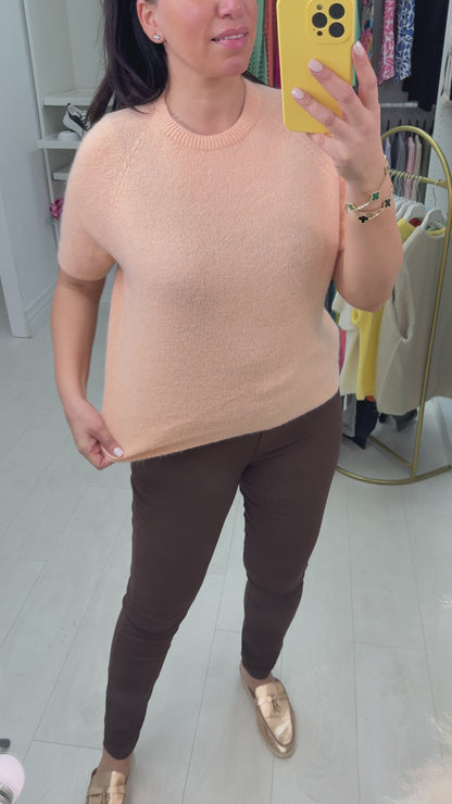 Keisha Short Sleeve Round Neck Jumper