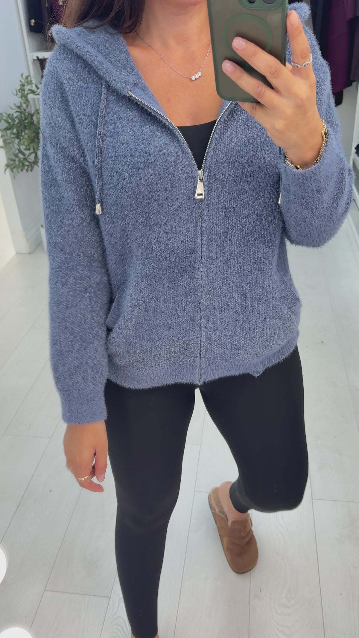 Load video: Omari Super Soft Zip Up Hoodie