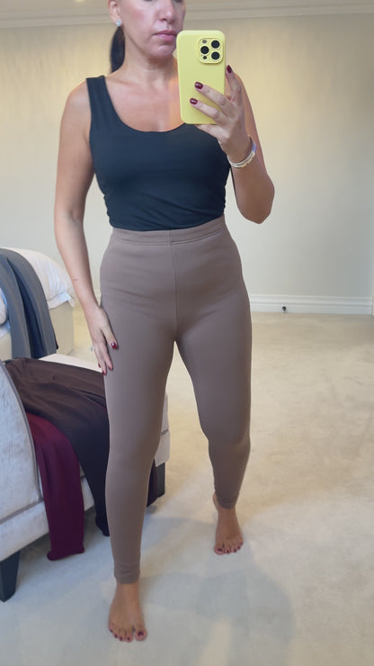 Moda Plain Thermal Leggings