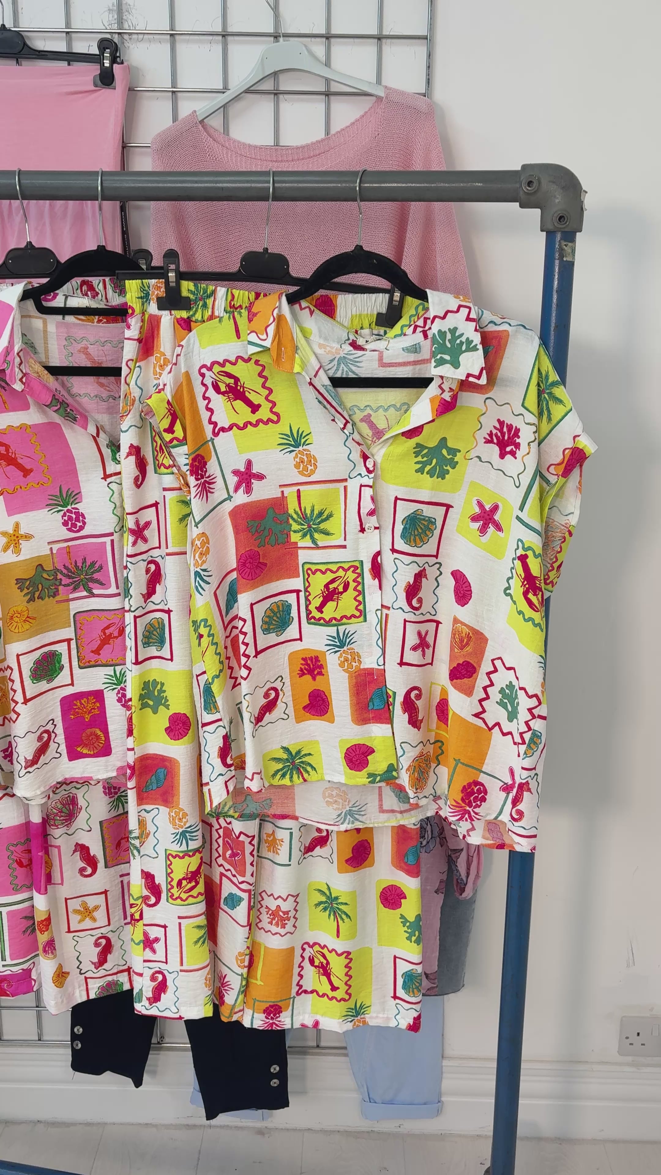 Marcella Relaxed Fit Short Sleeve Shirt Co-Ord Set