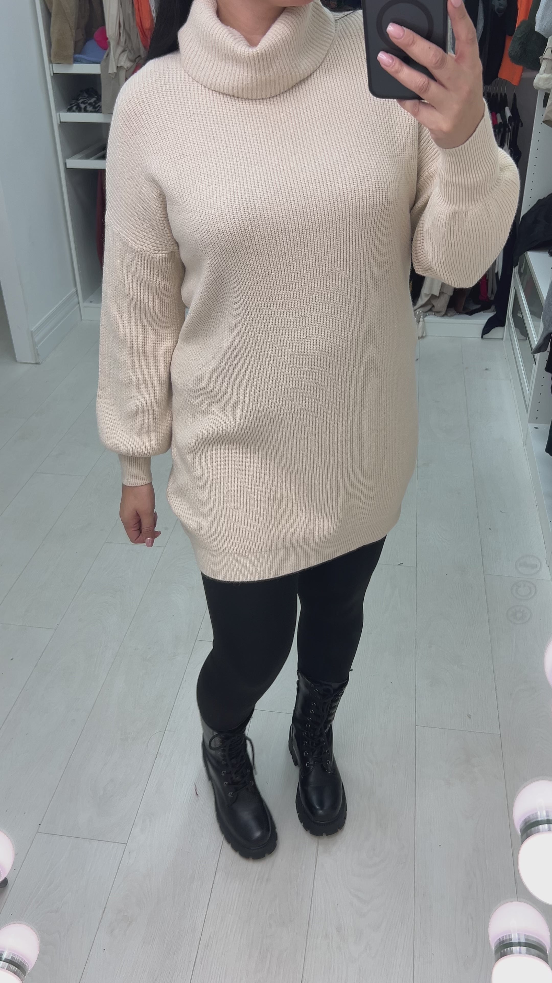Emolia Soft Knit Roll Neck Jumper