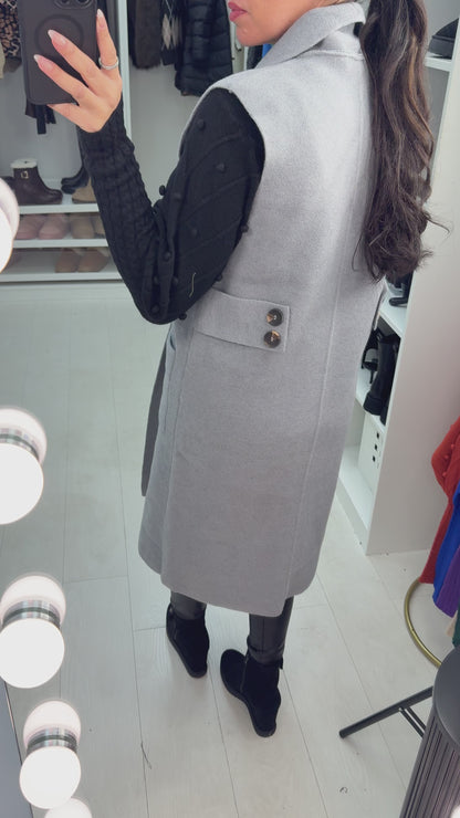 Talia Plain Open Front Knitted Gilet