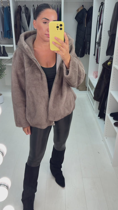 Milano Faux Fur Hooded Jacket