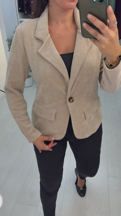Isla Corduroy Lightweight Blazer