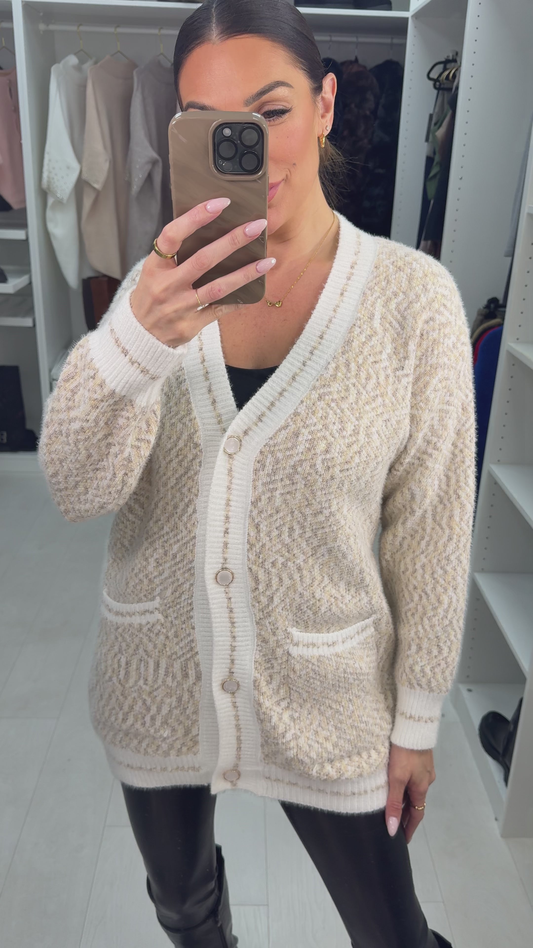 Load video: Tiffany Super Soft Longline Cardigan