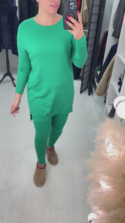 Irene Plain Knitted Loungewear Set