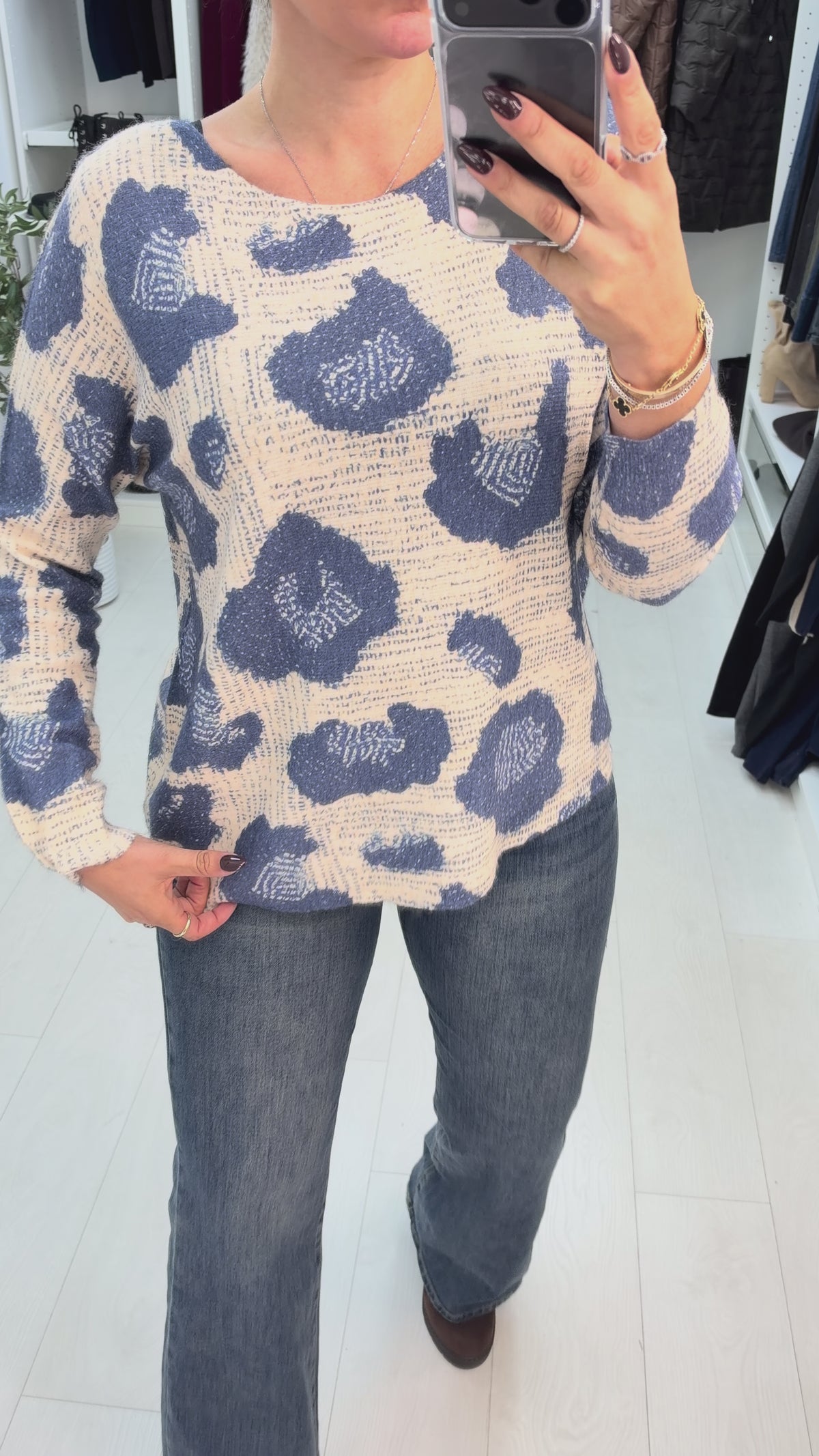Edwina Animal Print Jumper