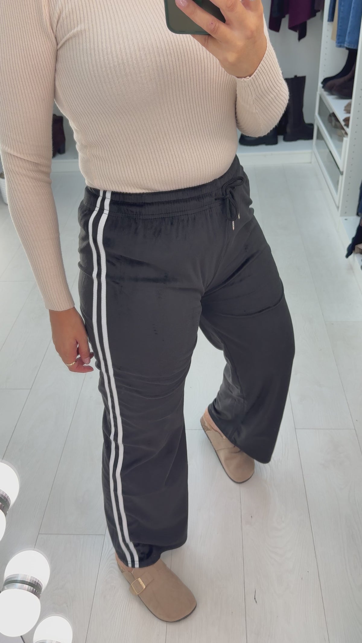 Melly Super Soft Side Stripe Joggers