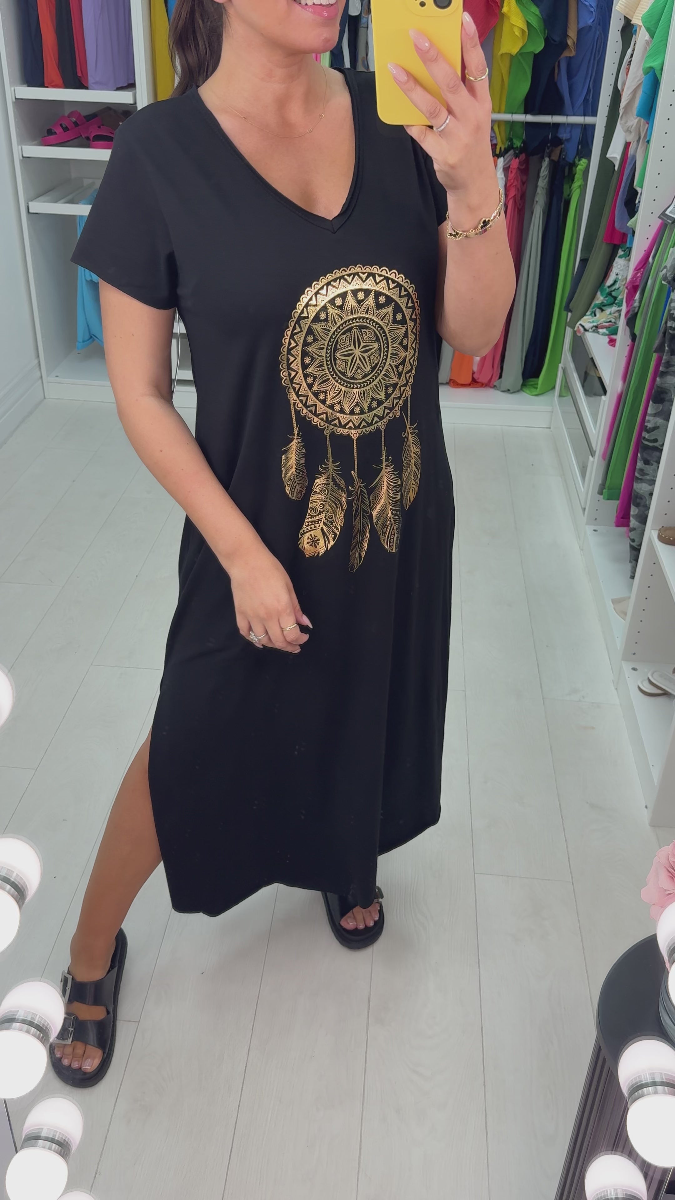 Load video: Tesima Dreamcatcher Pocket Dress