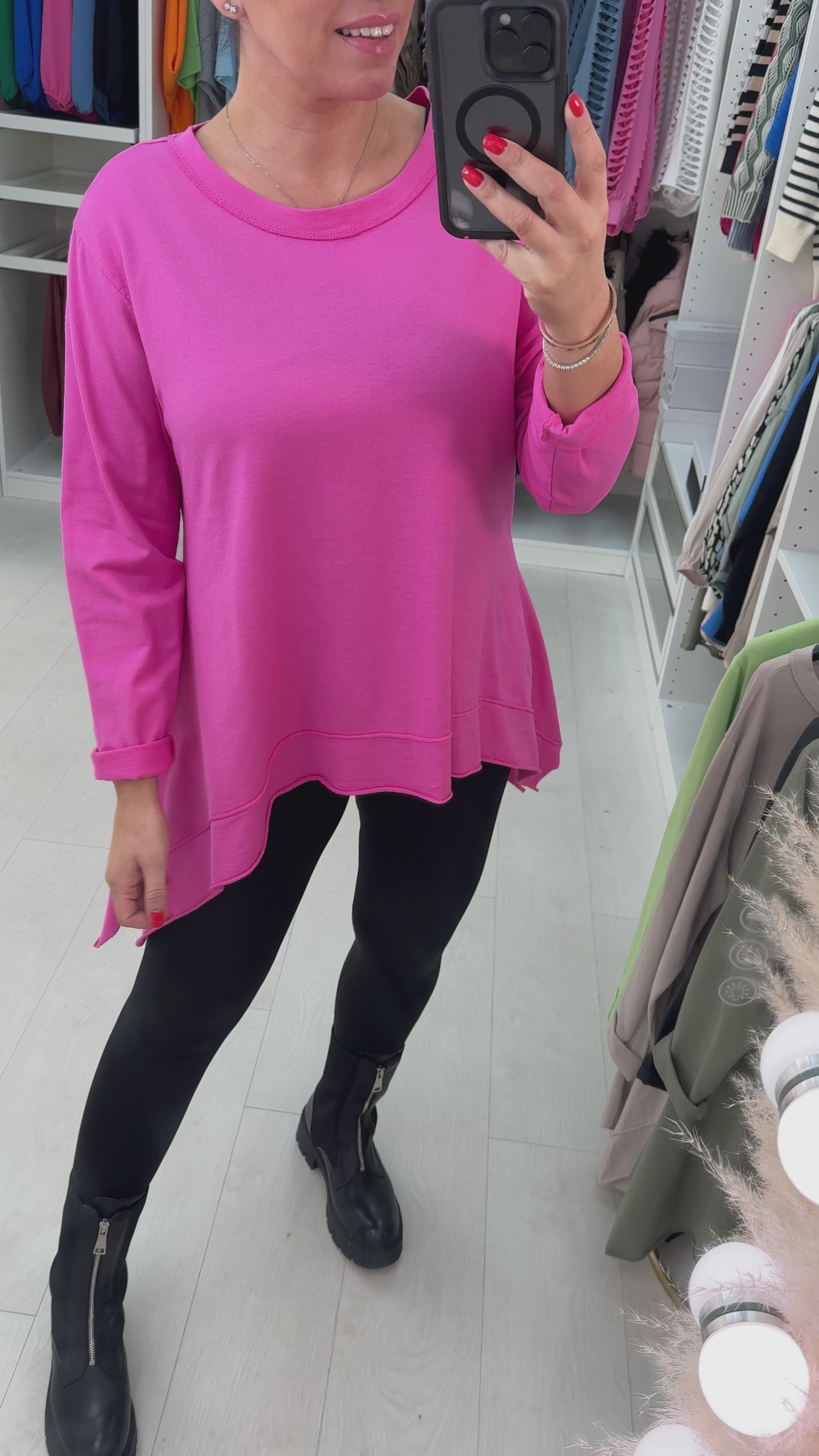 Zola Longline Round Neck Tunic