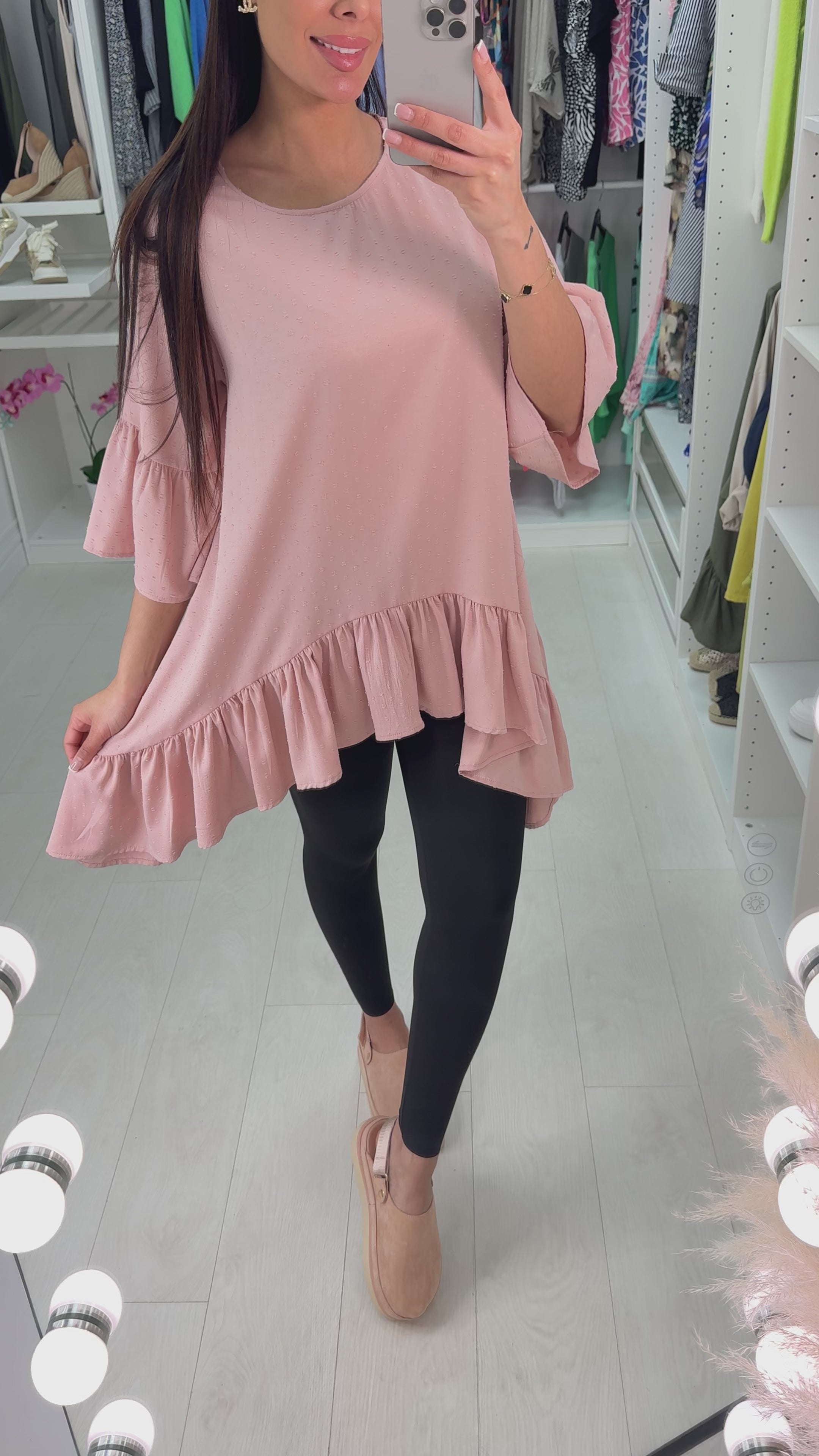 Lilia Dobby Detail Top