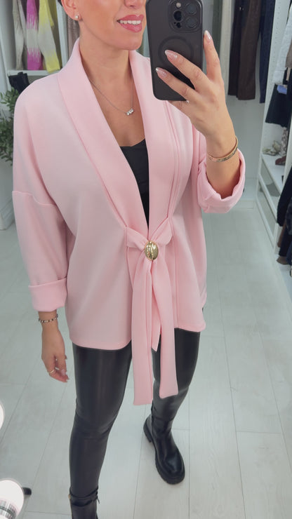 Vera Plain Buckle Detail Blazer