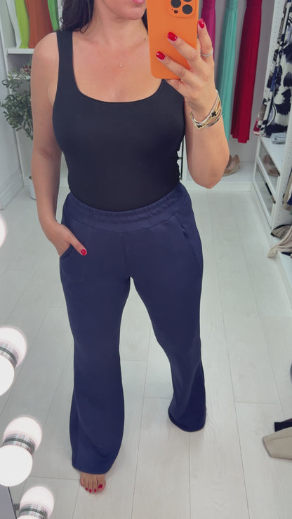 Suri Plain Super Soft Wide Leg Trousers