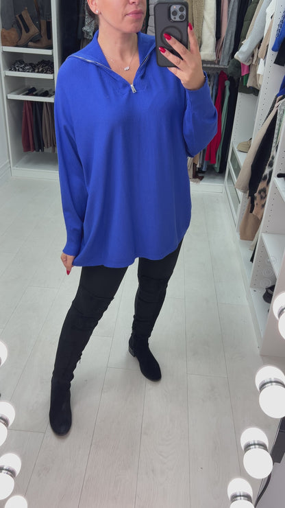 Nolan Half-Zip Knit Jumper