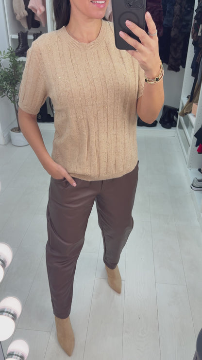 Alanis Sequin Fine Knit Jumper