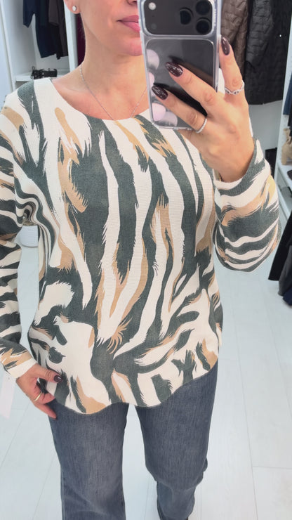 Florenza Tiger Print Jumper