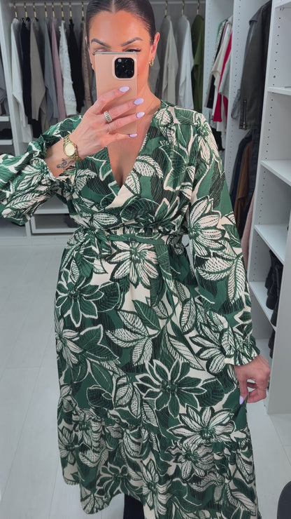 Sirius Bold Floral Print Dress