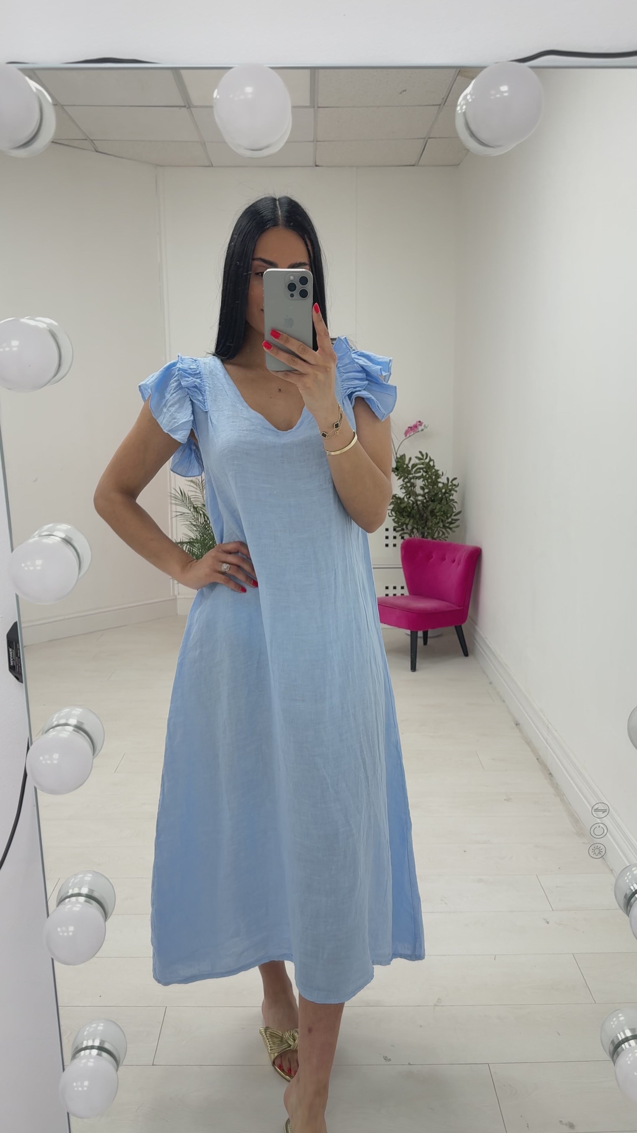 Divine Linen Maxi Dress