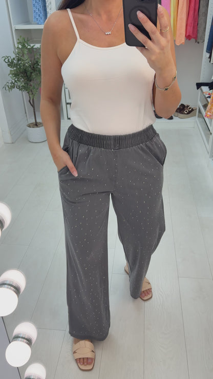 Harlow Embellished Elasticated Waist Trousers