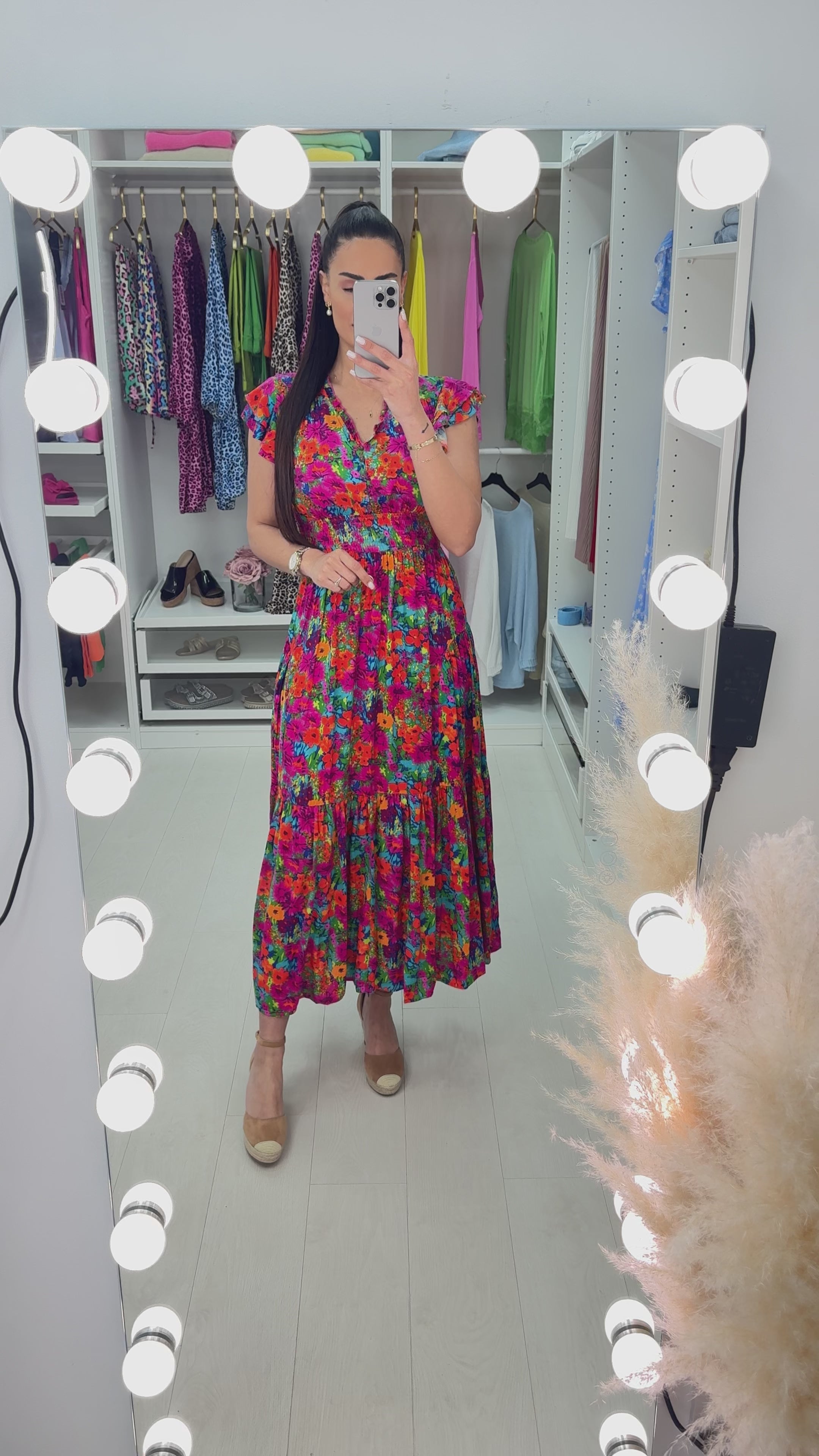 Amalfi Floral Print Maxi Dress