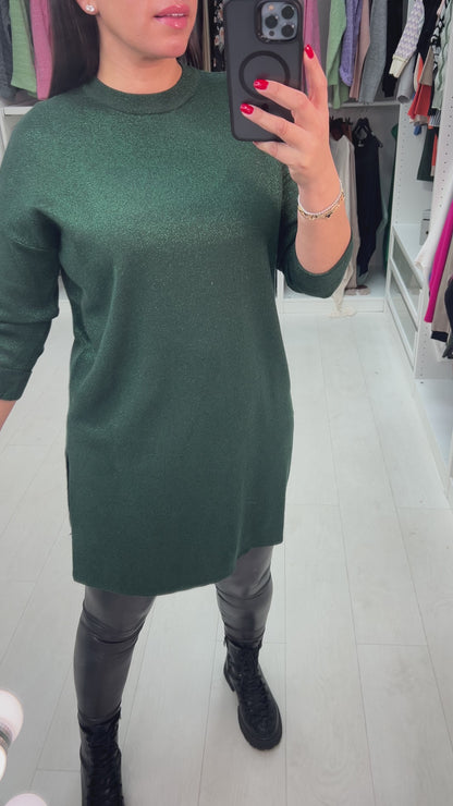 Darling Lurex Knitted Dress