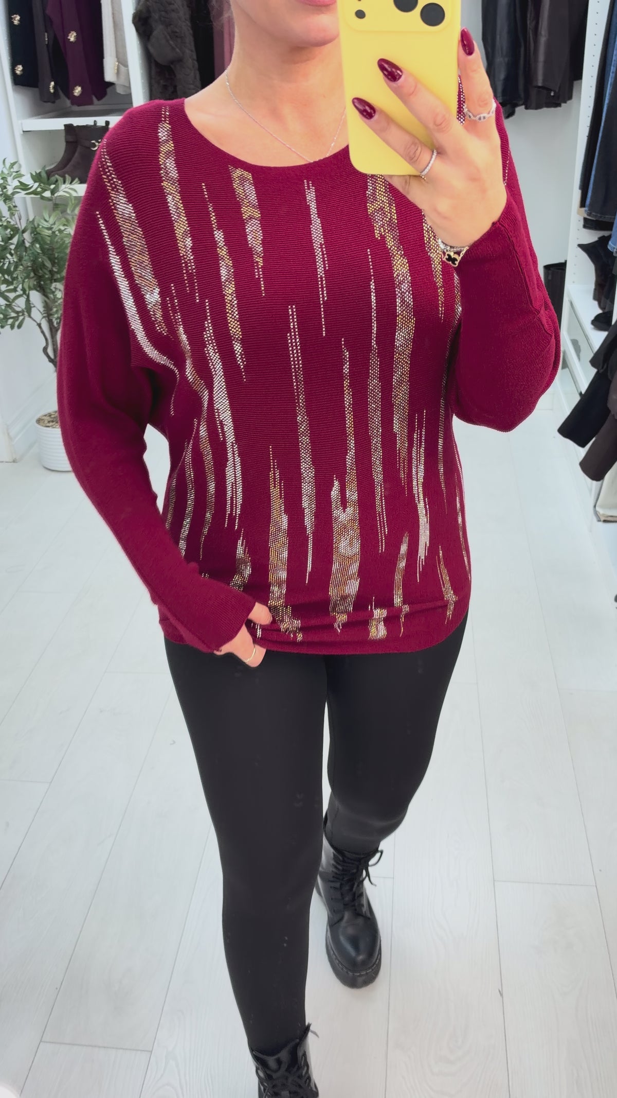Dune Embellished Loose Fit Jumper