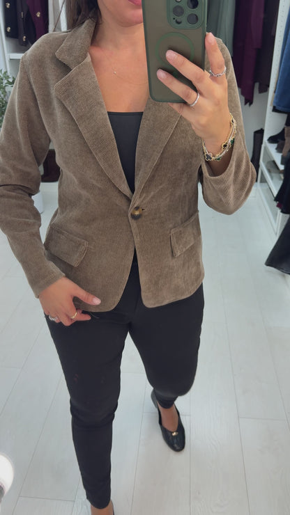 Isla Corduroy Lightweight Blazer