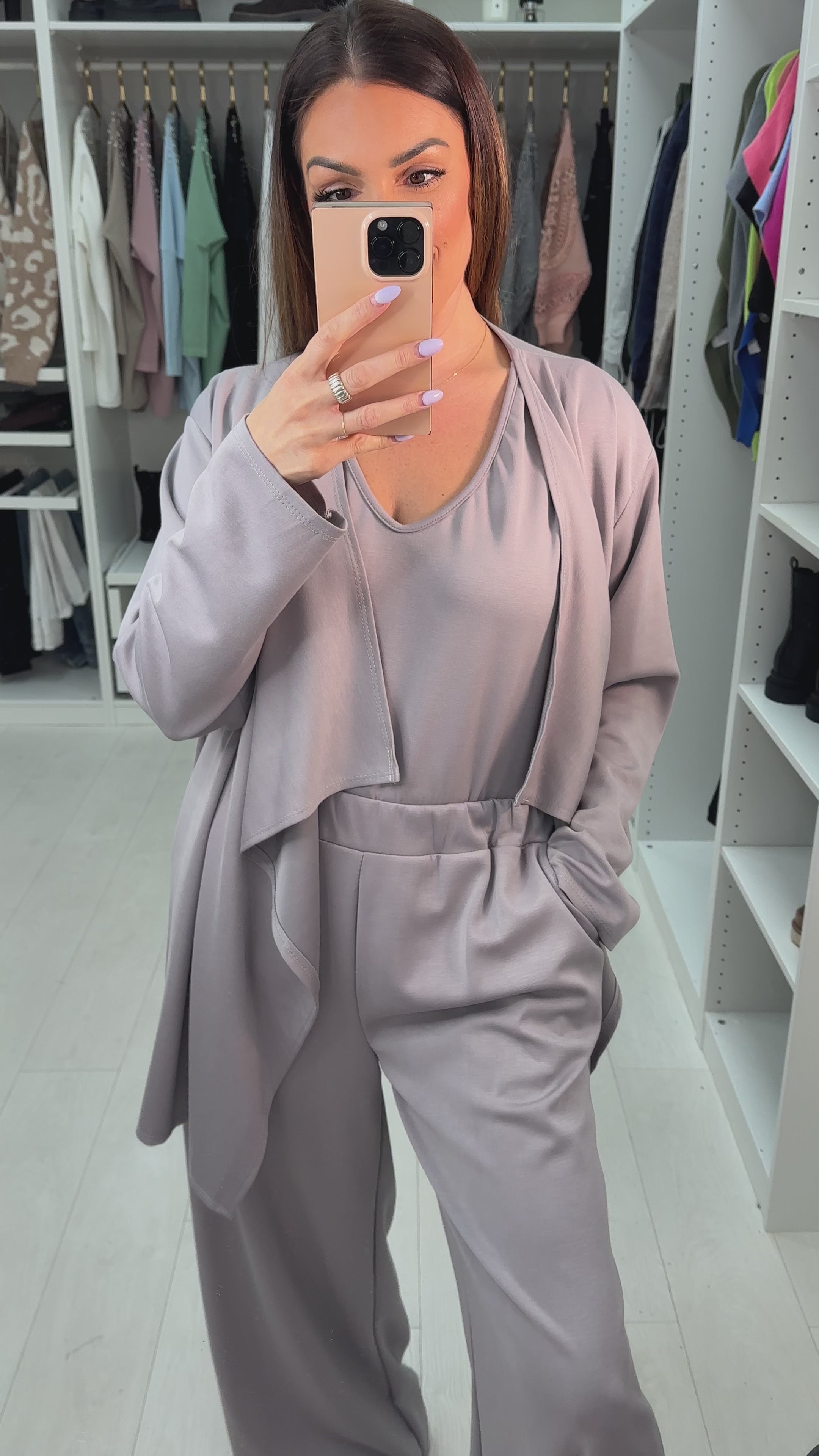 Frannie Plain Soft 3 Piece Co-Ord Set