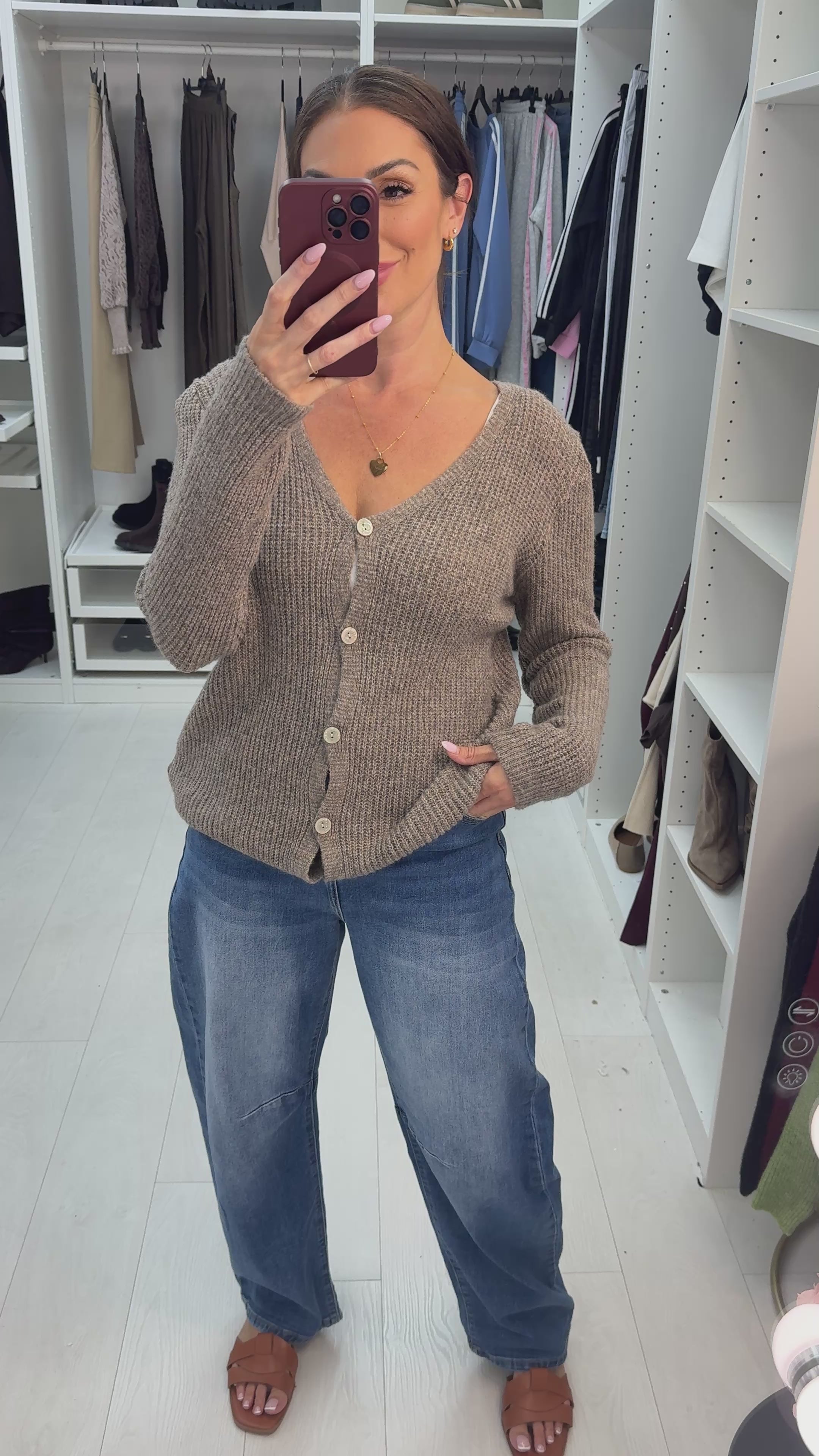 Denia Plain Super Soft Knit Cardigan