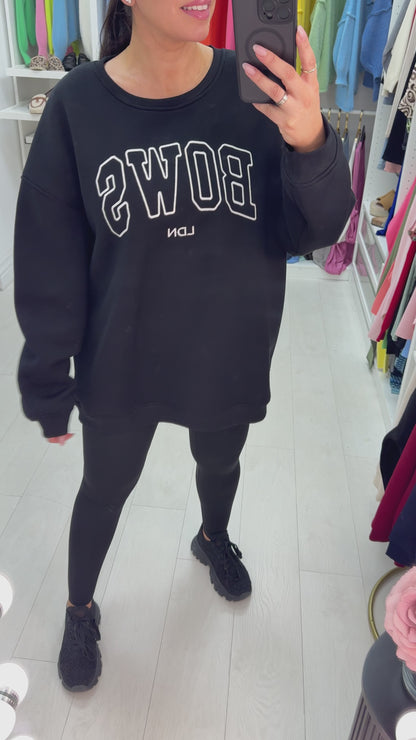 Bows LDN Sweatshirt Black