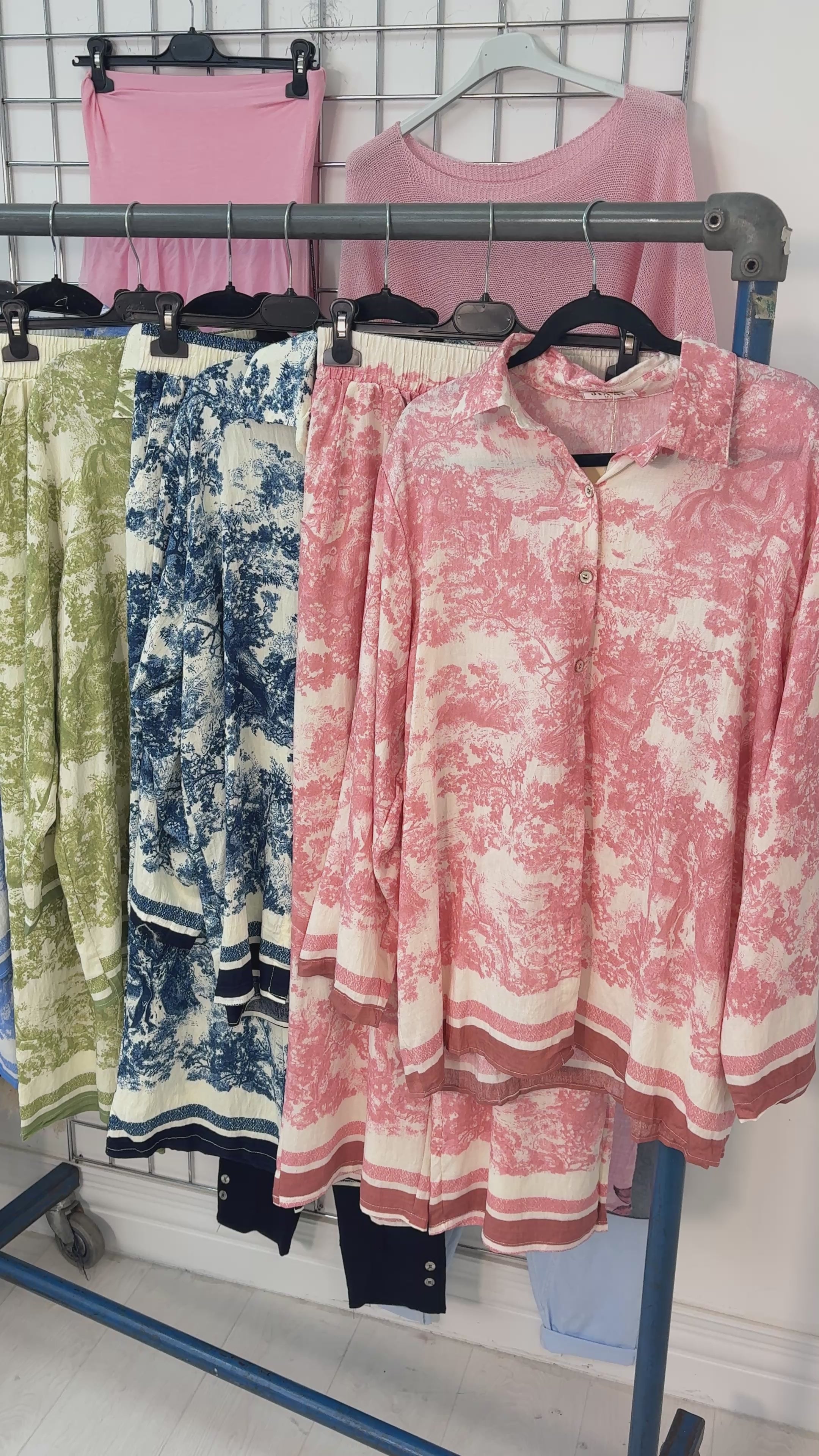 Hollyn Tree Print Shirt Co-Ord Set