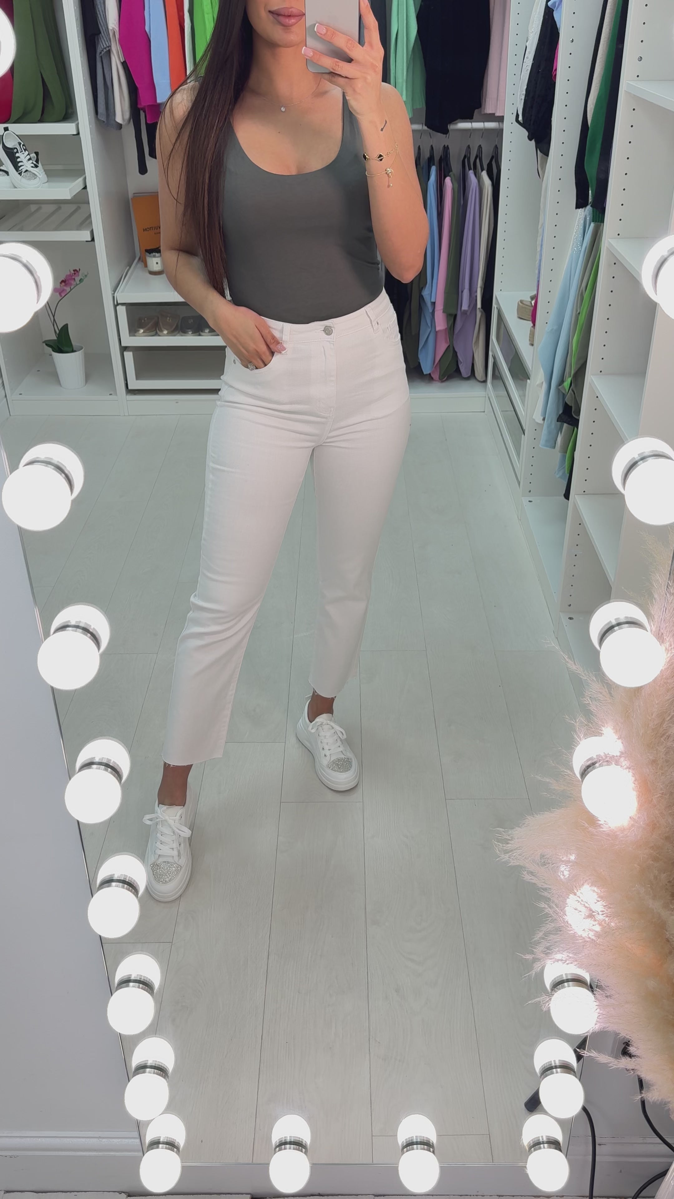 Jade White Boyfriend Jeans