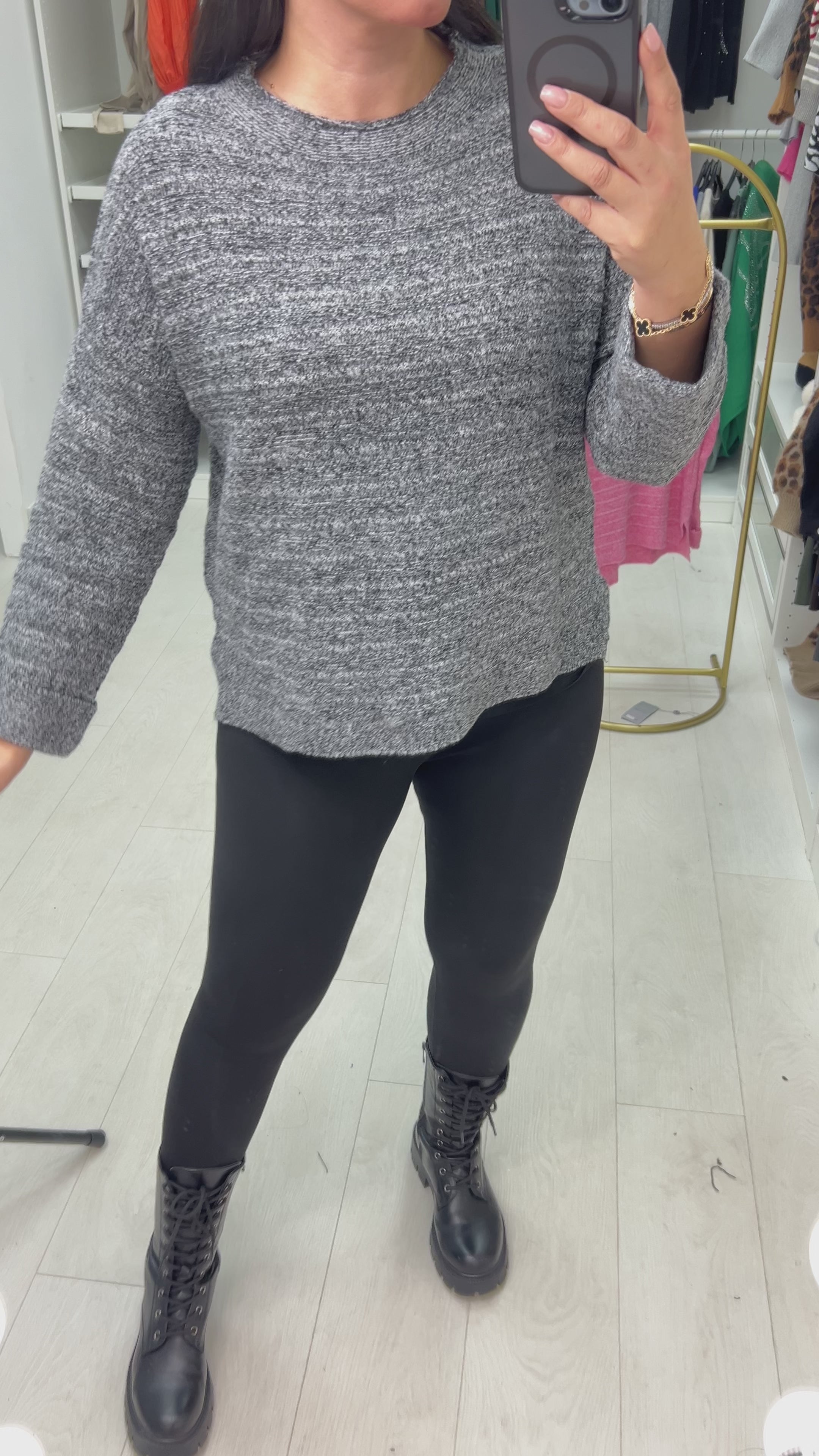 Opal Boucle Effect Jumper