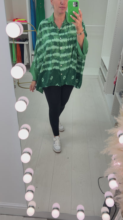 Bellamia Print Batwing Shirt