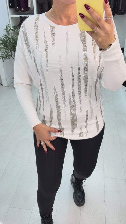 Dune Embellished Loose Fit Jumper