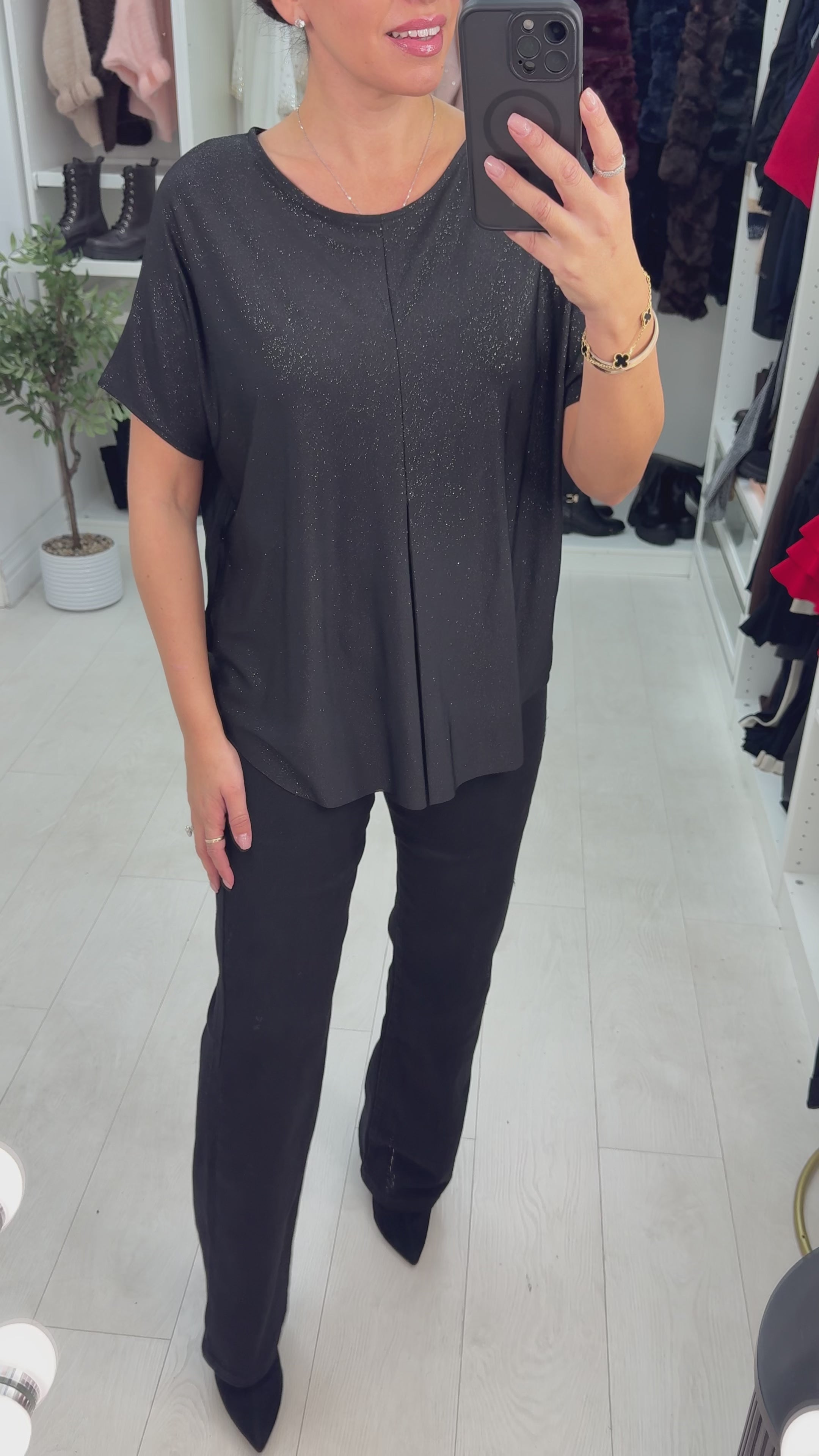 Load video: Jorga Sparkly Loose Fit Top