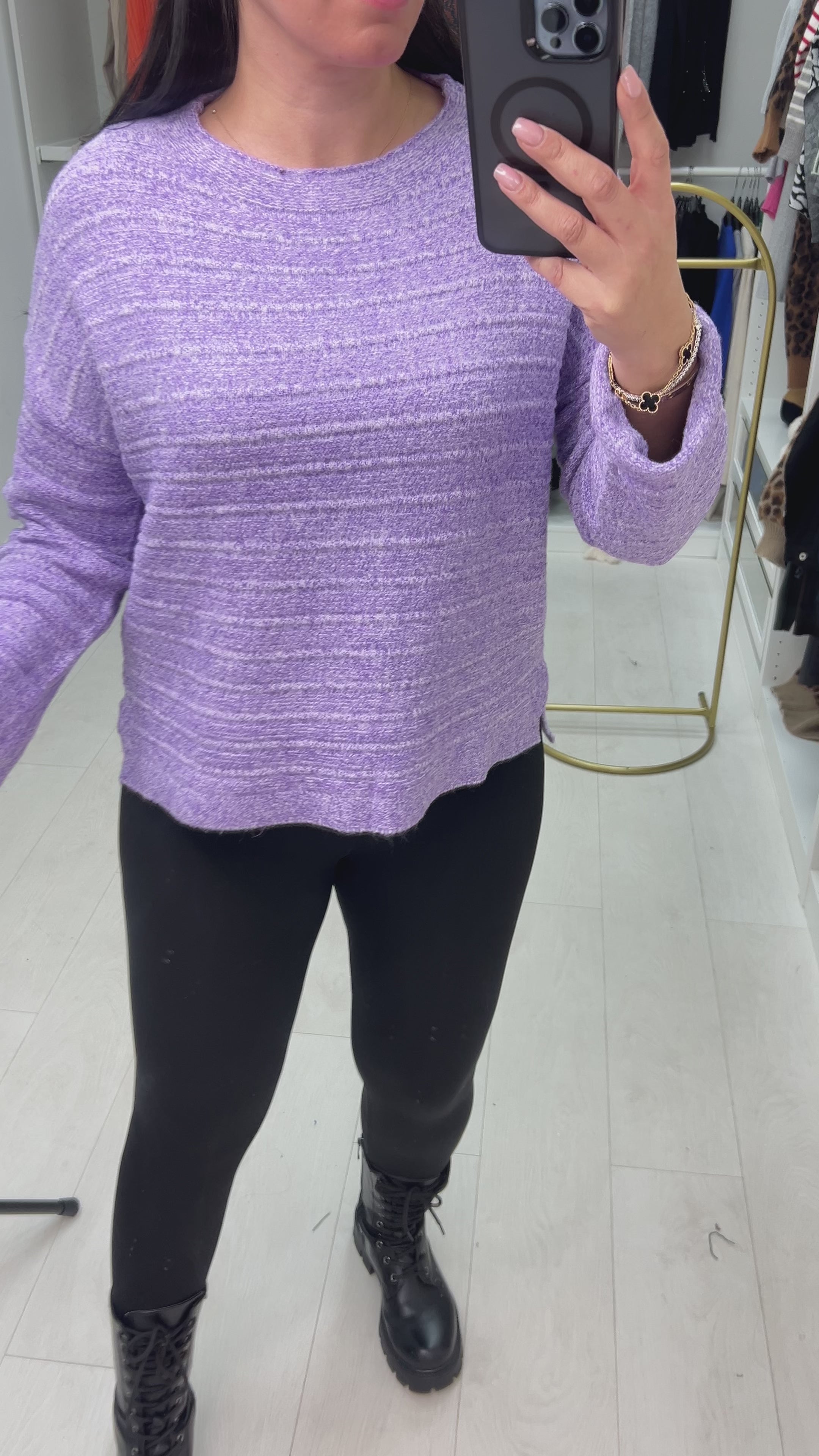 Opal Boucle Effect Jumper