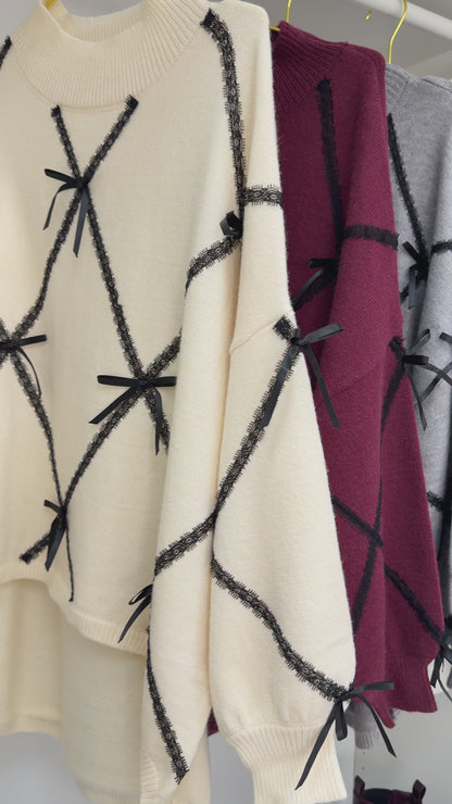 Dominica Bow Detail Super Soft Jumper