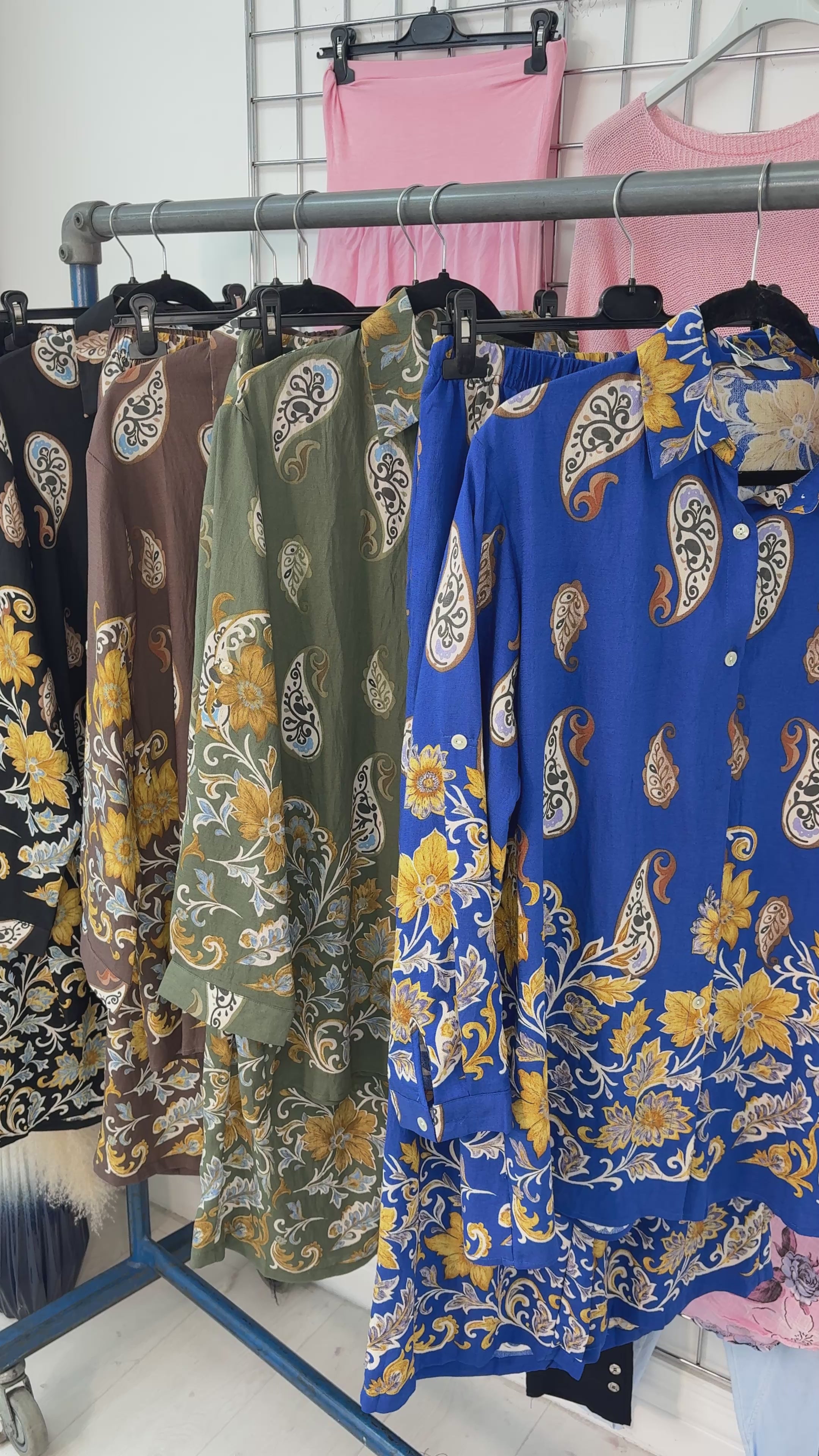 Devon Paisley Print Shirt Co-Ord Set