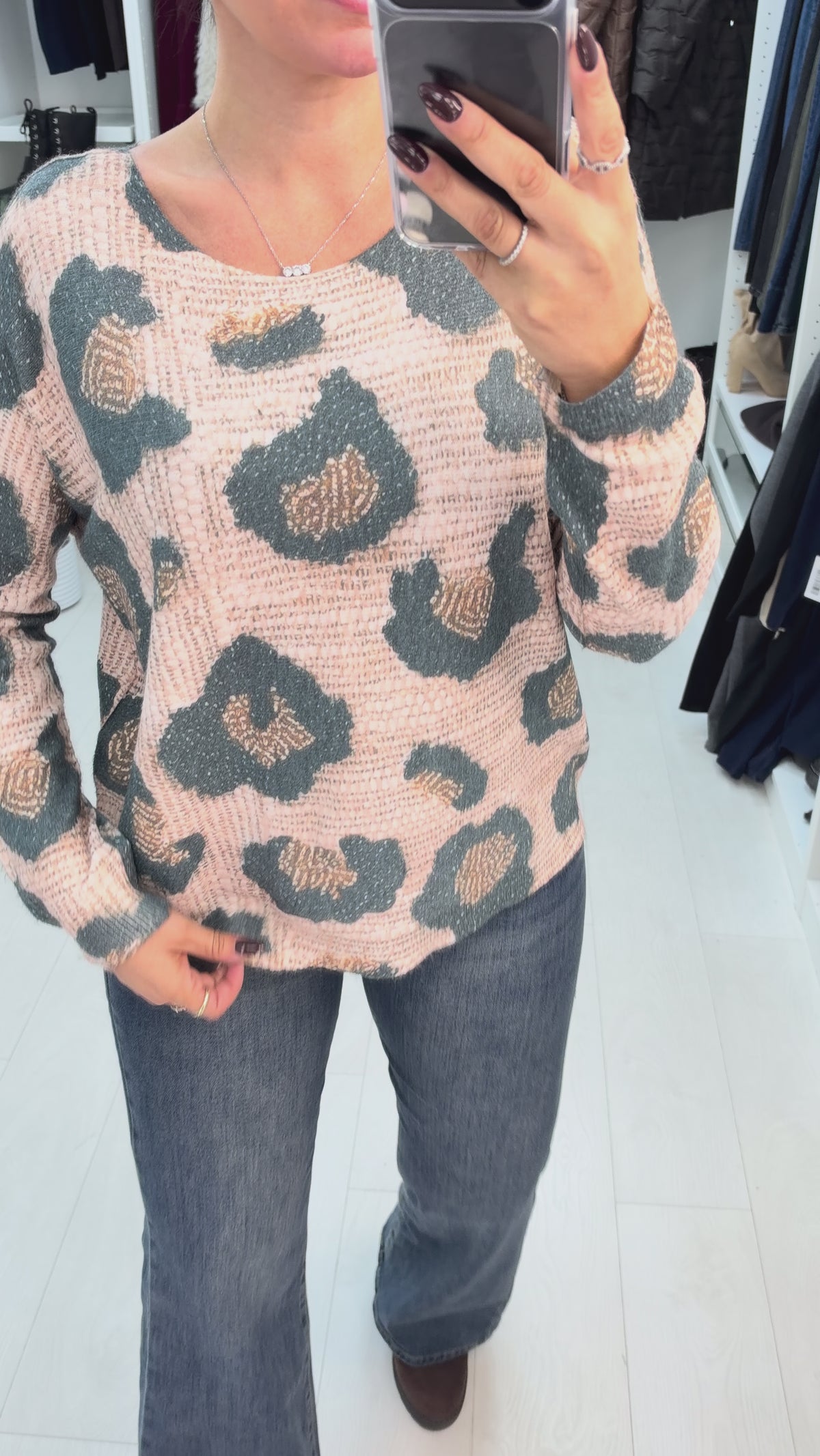 Edwina Animal Print Jumper
