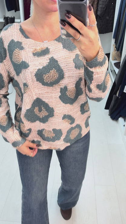 Edwina Animal Print Jumper
