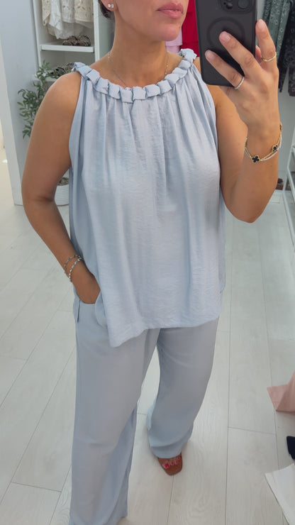 Candece Plain Loose Fit Co-Ord Set
