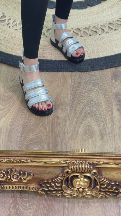 Kinsley Adjustable Buckle Gladiator Sandal