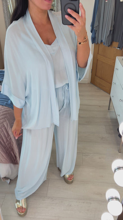 Indiyah 3 Piece Wide Leg Trouser  Set