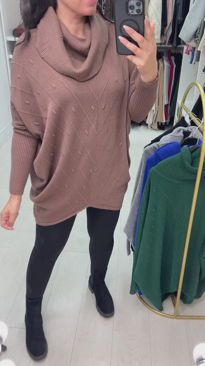 Malanie Roll Neck Knit Jumper