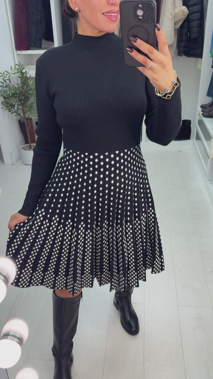 Penny Polka Dot Skater Dress