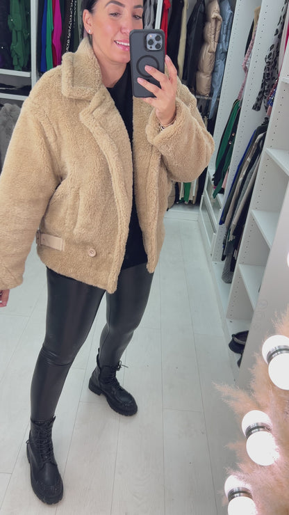 Vinchi Teddy Short Coat