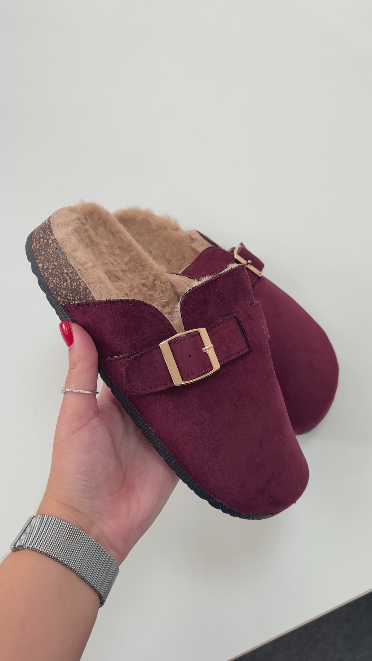 Jamilla Faux Fur Lined Clogs