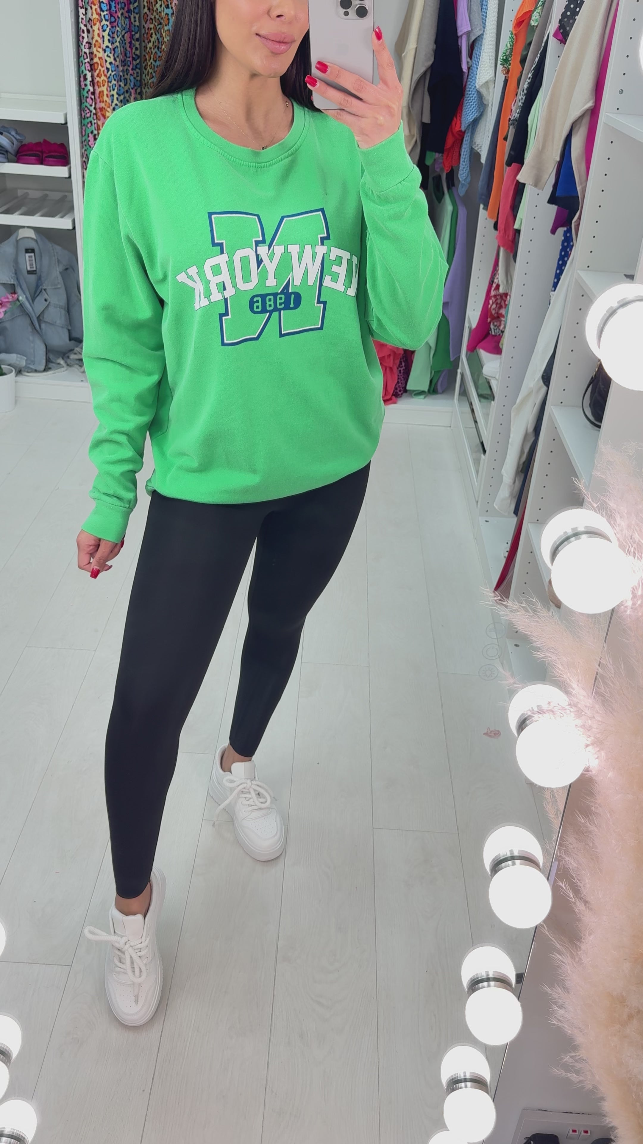 Amara NEW YORK Slogan Sweatshirt